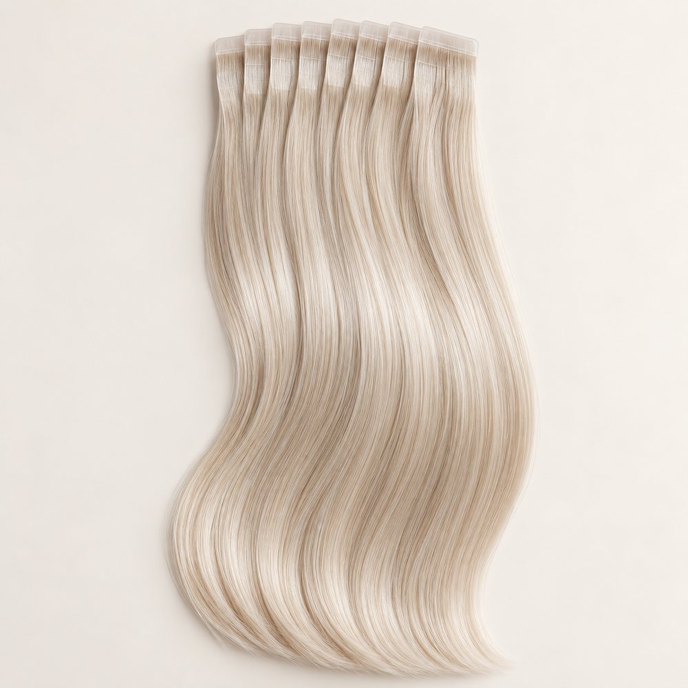 Premium Tape Extensions 60 cm – Platinum Blonde