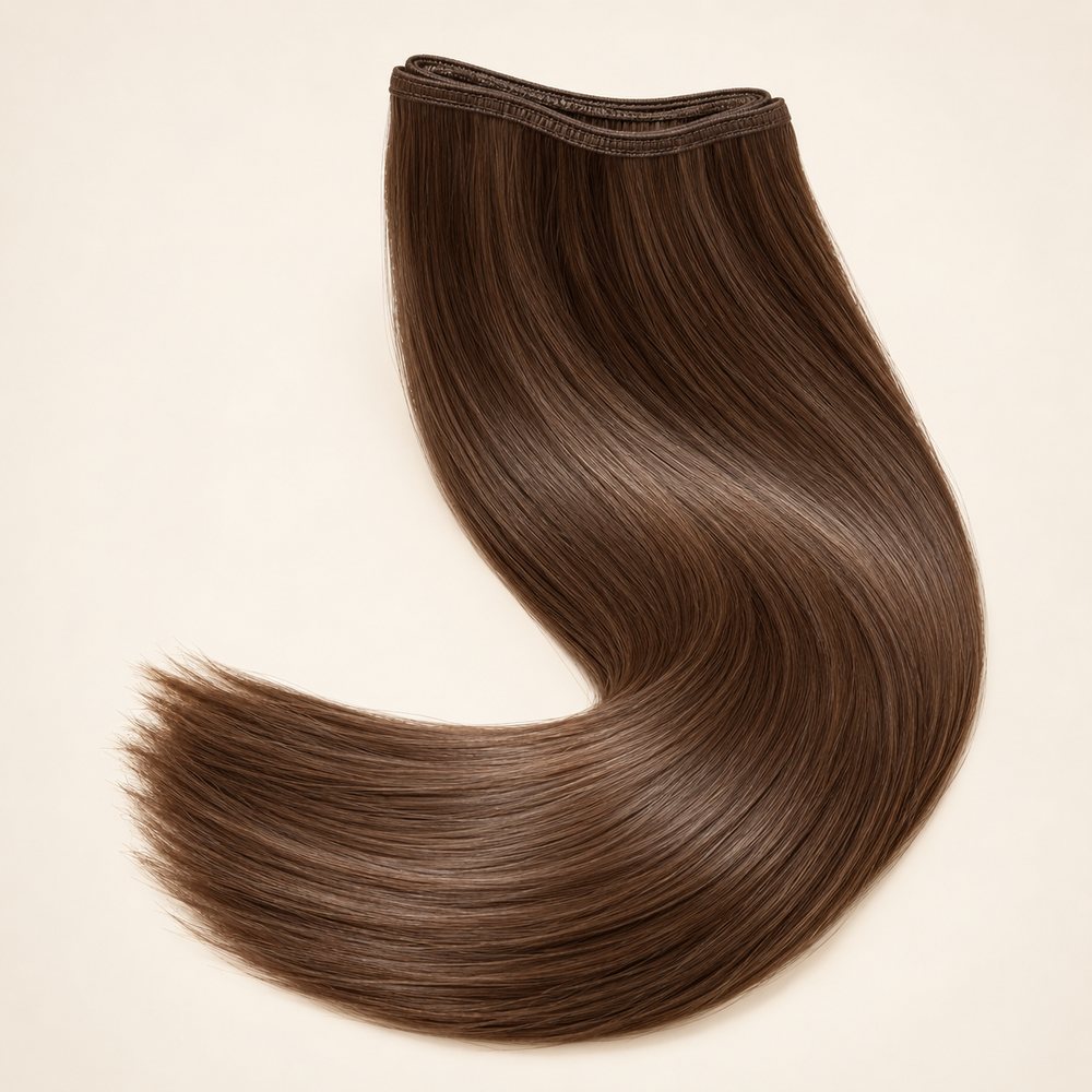 Genius Weft Extensions 50 cm – Chocolate Brown