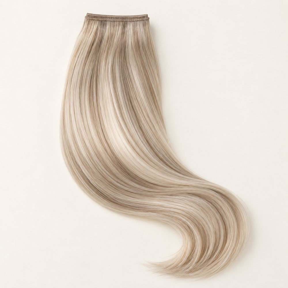 Luxury Weft Extensions 60 cm – Cool Beige Blonde